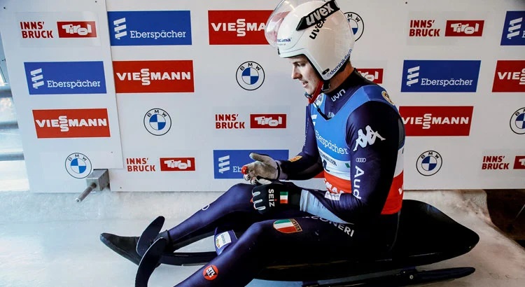 Dominik Fischnaller sul podio a Sigulda, suo il bronzo europeo del singolo 