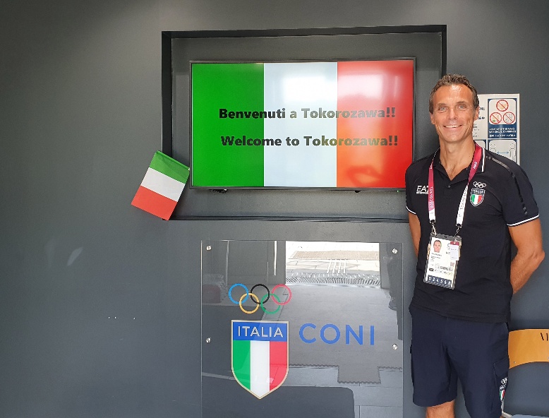 L'Italia Team conquista Tokorozawa. Mornati saluta gli azzurri di nuoto, scherma e atletica nel campus preolimpico
