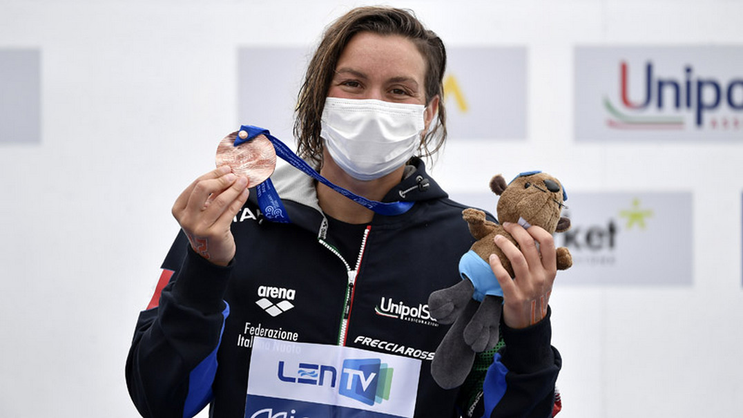Europei: Rachele Bruni conquista il bronzo nella 10 km. E’ la sua 12ª medaglia continentale 