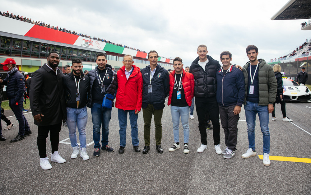 I medagliati Italia Team ospiti Ferrari alle Finali Mondiali del Mugello