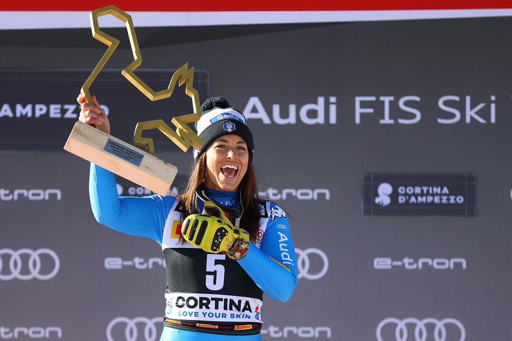 Coppa del Mondo, a Cortina sventola ancora il tricolore: Elena Curtoni vince il SuperG. Quarta Brignone