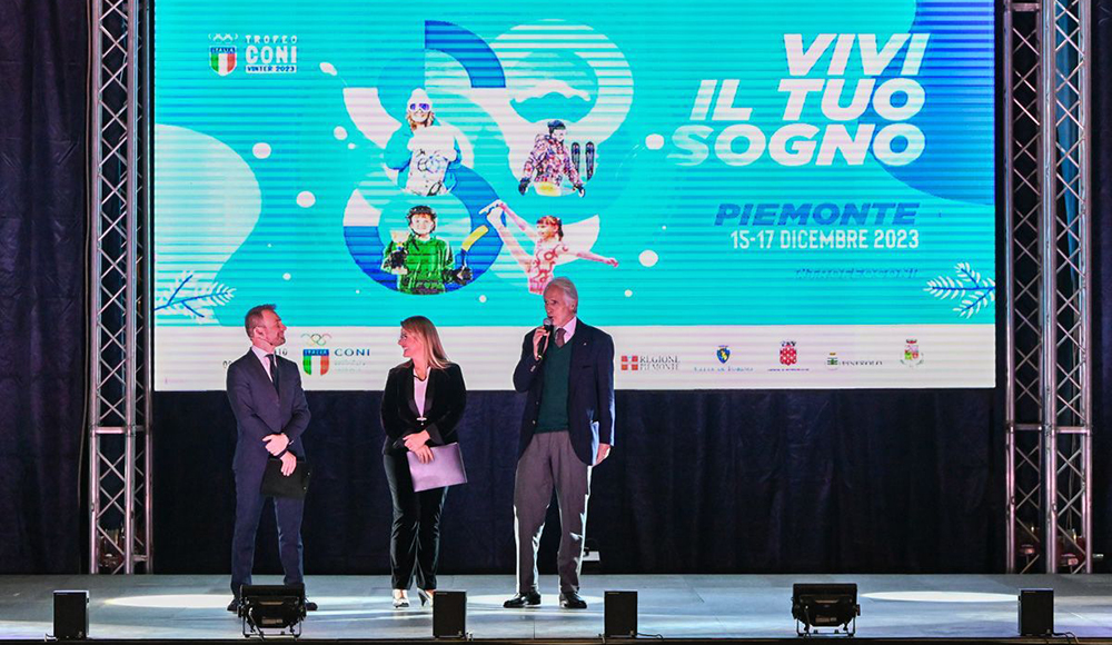 Al via in Piemonte la seconda edizione del Trofeo CONI Winter, Malagò: “Un'esperienza di vita"