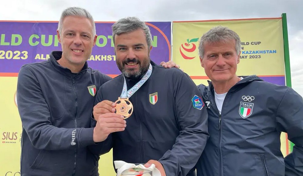 Skeet, Coppa del Mondo: terzo posto per Giancarlo Tazza ad Almaty