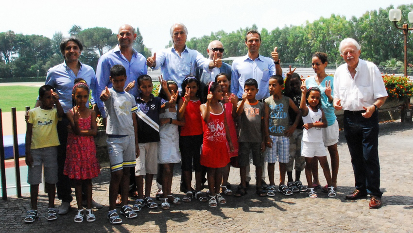 Malagò a Formia incontra i bambini Saharawi