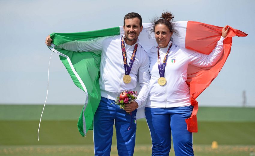 Baku 2015:  Doppio oro nei tiri misti, Luchini - Bacosi, Campriani - Zublasing. Boxe: Manfredonia da podio