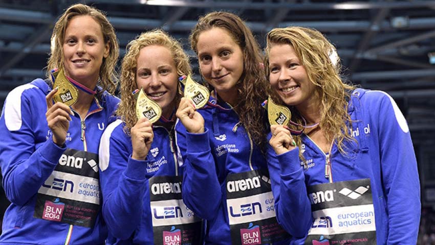 Europei - Quattro ragazze d'oro