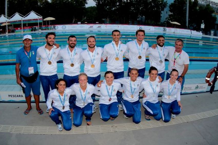 MBG, altre 13 medaglie dal nuoto pinnato. Il Beach Handball femminile è d'oro