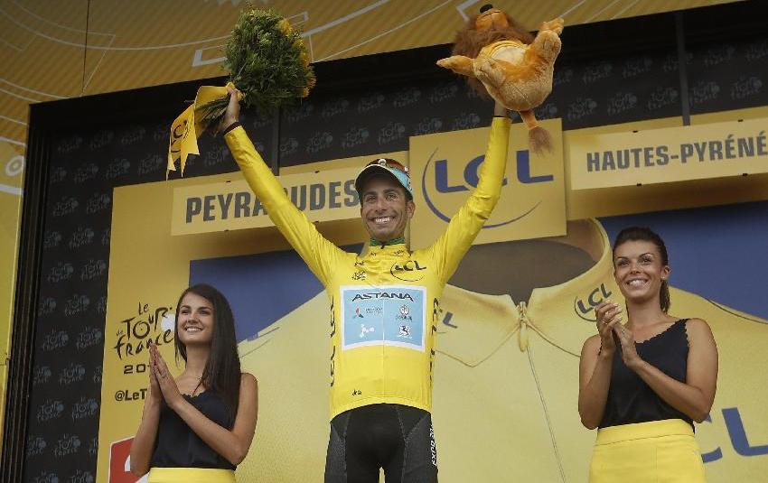 Fabio Aru nuova maglia gialla al Tour de France