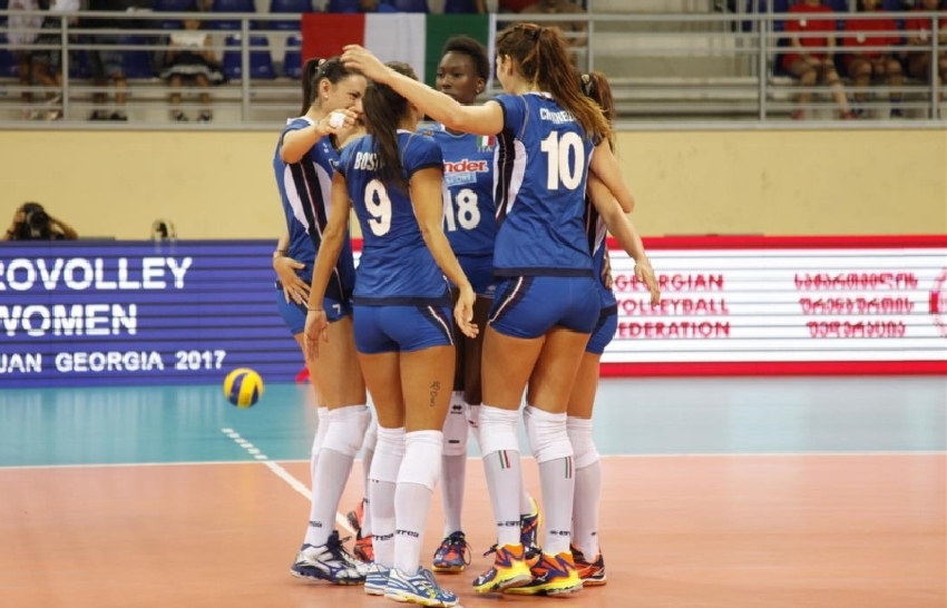 Europei femminili: Italia batte Bielorussia (3-1) e si qualifica per la fase di Baku