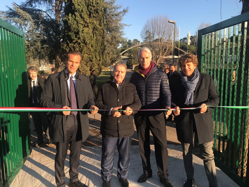 Malagò, Mornati e Gavazzi inaugurano il nuovo campo da rugby in sintetico