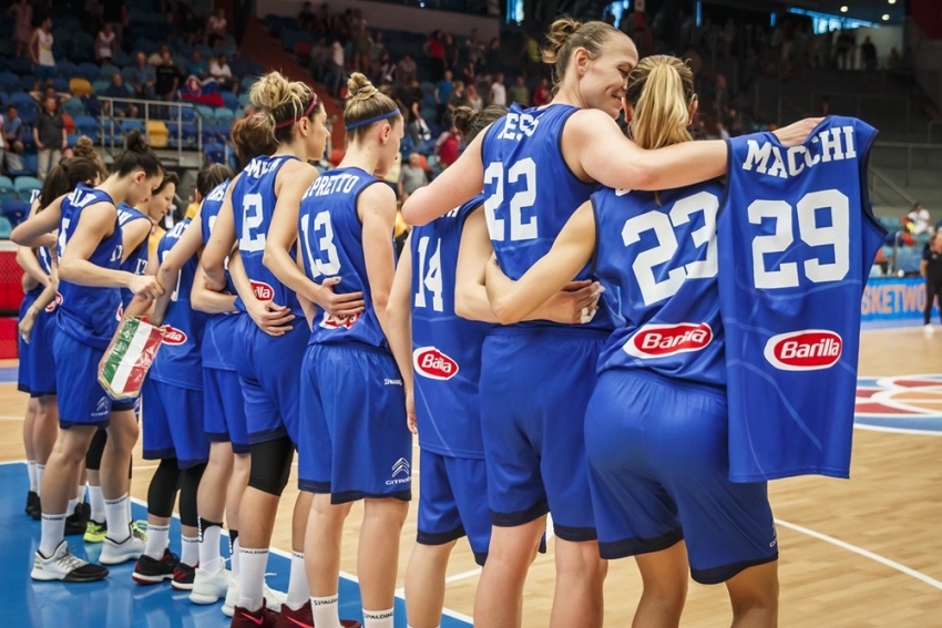 Europeo donne: l'Italia batte la Slovacchia 68-61. Domani con l'Ungheria per l'accesso ai quarti 