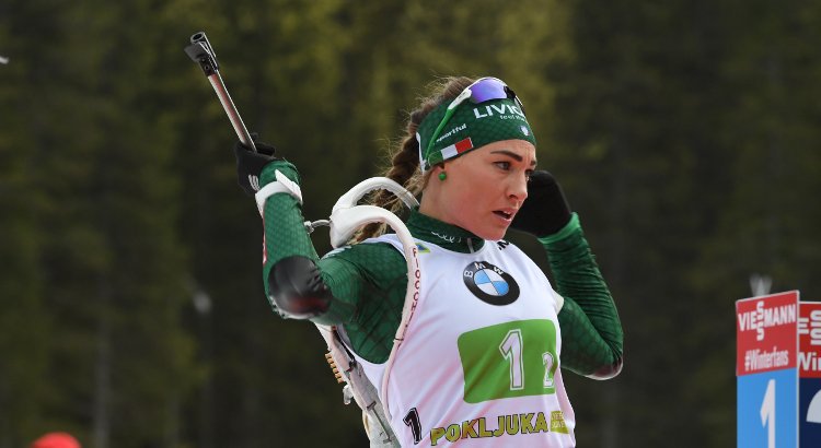 Dorothea Wierer seconda nello sprint e nell'inseguimento a Pokljuka: è in testa alla Coppa del Mondo