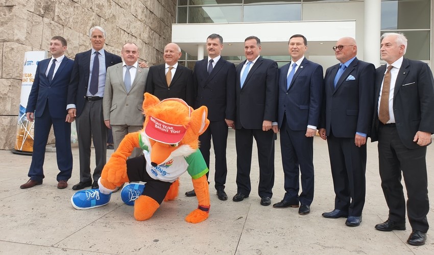 The Flame of Minsk 2019 has been lit in Rome. Malagò, Italy will be the protagonist