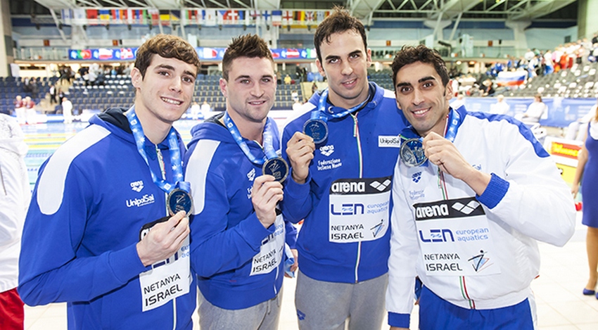 Europei in vasca corta, subito 3 medaglie e 5 record italiani 