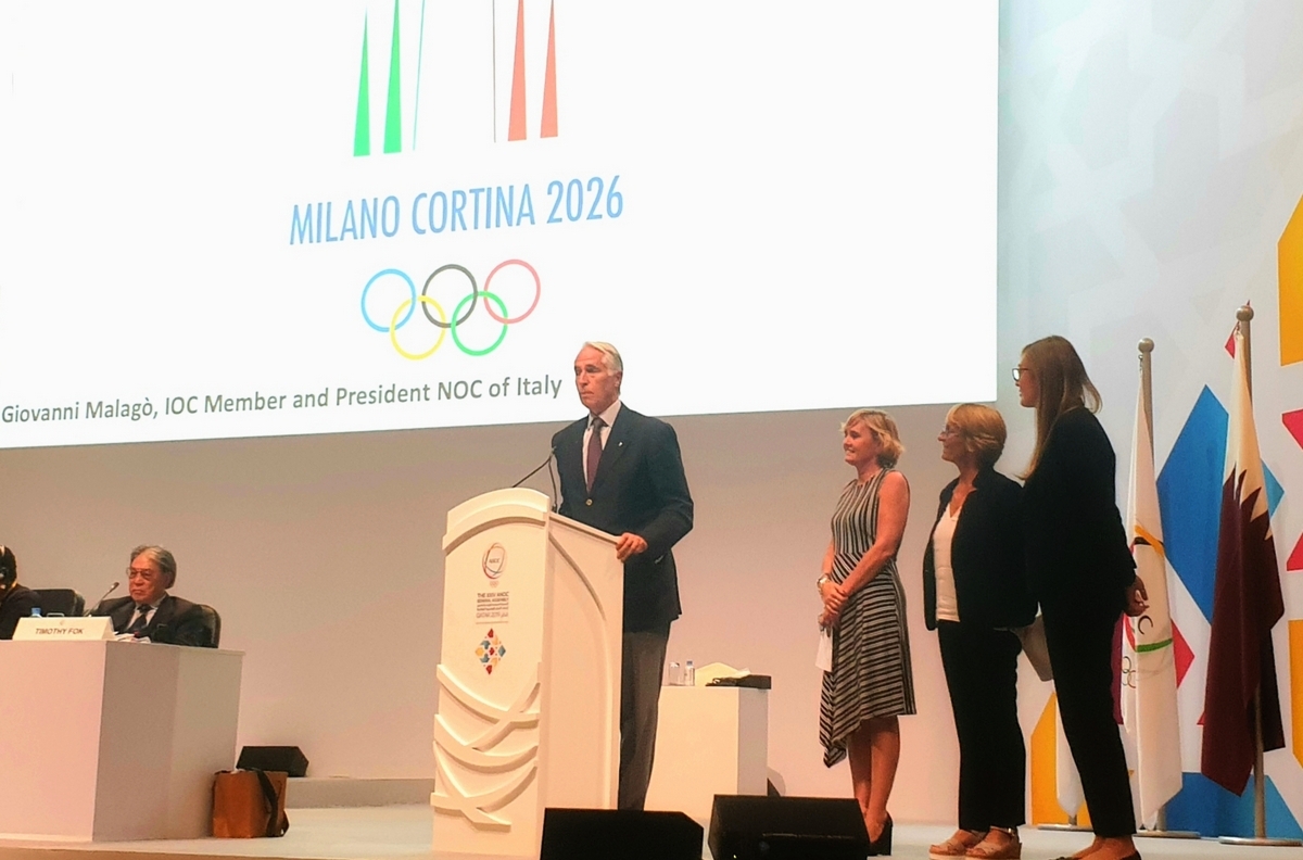 La presentazione di Milano Cortina 2026 chiude la XXIV Assemblea Generale dell'ANOC