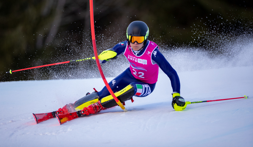 Losanna 2020: prima medaglia dall'alpino, Saracco di bronzo nello Slalom