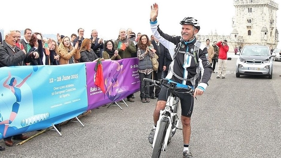 "Lisboa2Baku" in bici, 7 mila km in 60 giorni verso i Giochi Europei