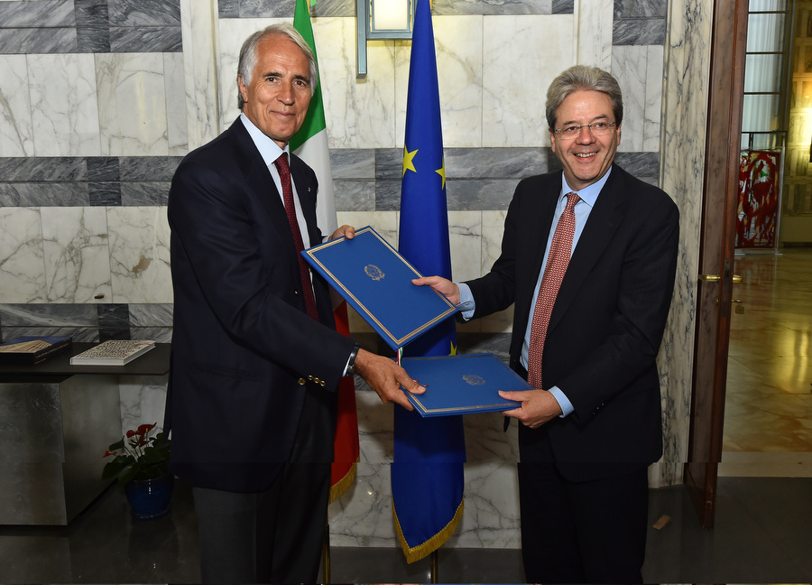 Programma di collaborazione con la Farnesina per la promozione dello sport italiano all'estero