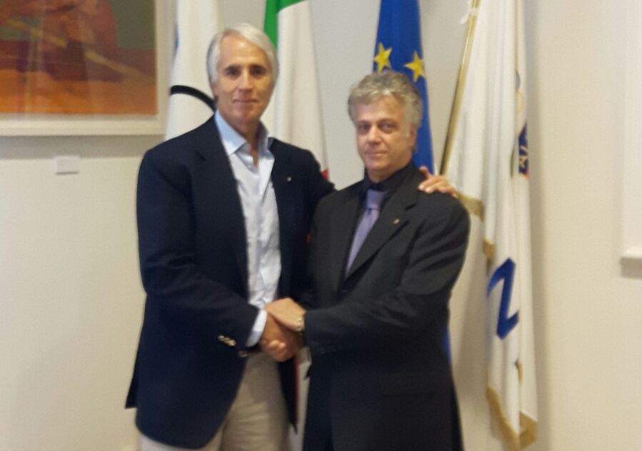 Malagò incontra il nuovo Presidente della Federazione Bowling Stefano Rossi