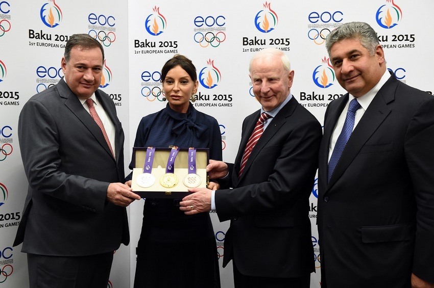 Baku 2015, svelato il design delle medaglie