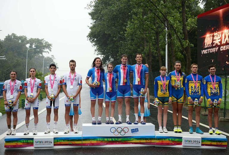 Otto ruote d'argento! La staffetta mista del Ciclismo porta all'Italia la 21ª medaglia YOG 