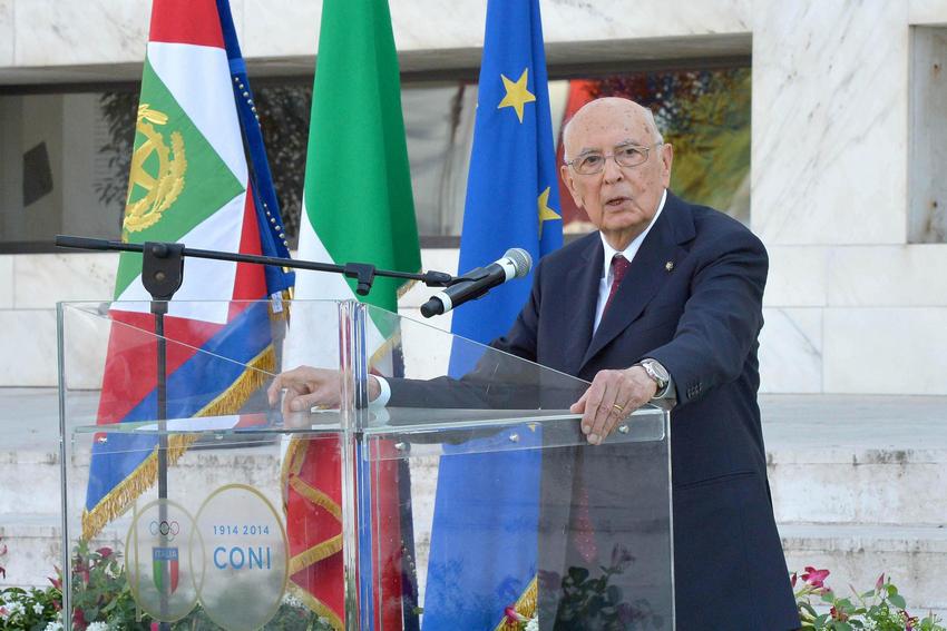 President Napolitano to receive a delegation of gold athletes at the Quirinale Palace on Monday