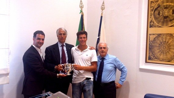 CONI: Malagò riceve il campione juniores di Wimbledon Gianluigi Quinzi