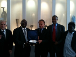 CONI: Petrucci e Pagnozzi ricevono una delegazione del Comitato Olimpico della Somalia