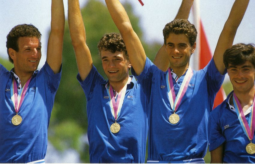 Il 5 agosto 1984 da record per i ciclisti azzurri, oro nei 100 km a Los Angeles 