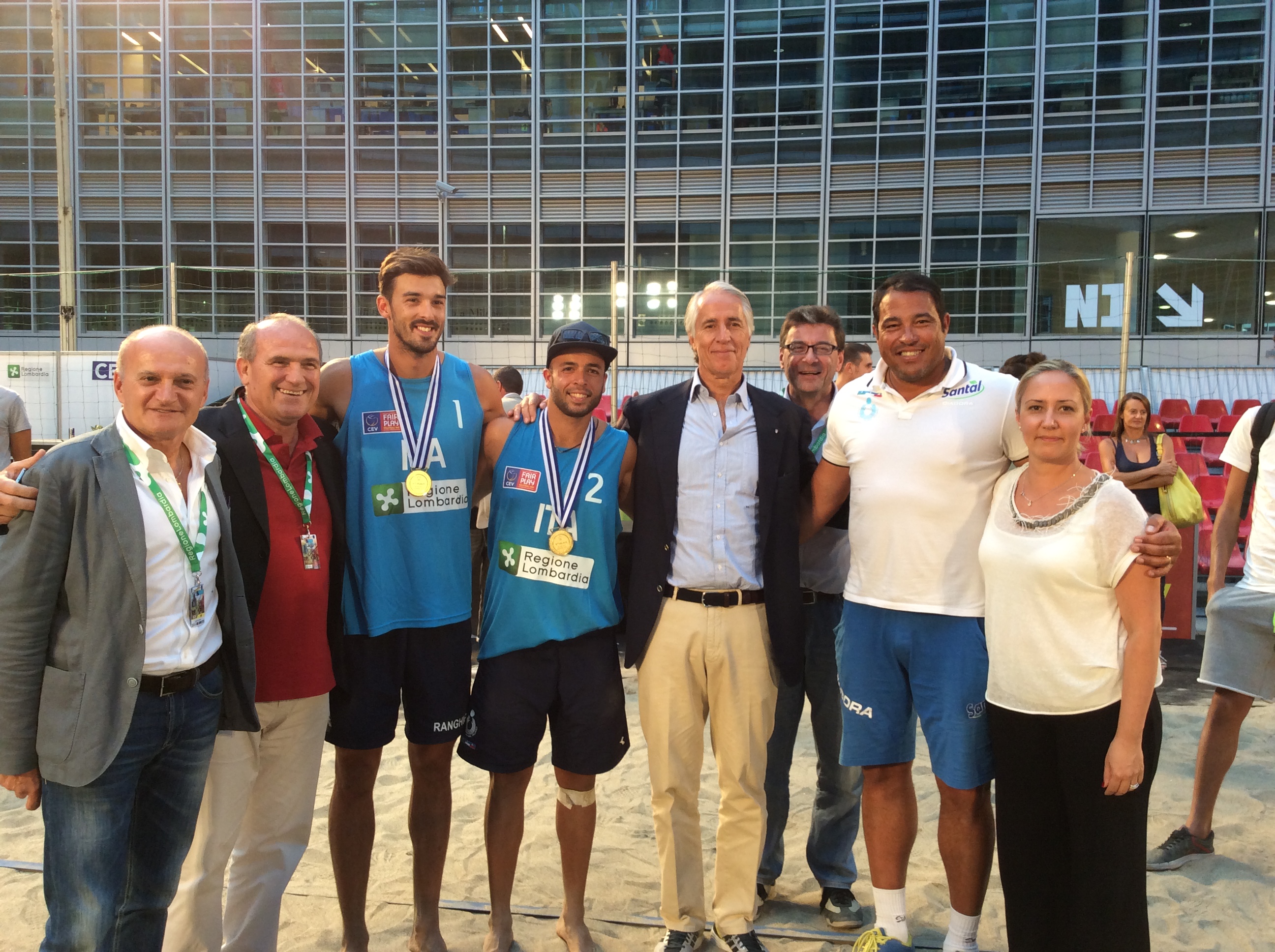 Malagò a Milano per il Beach Volleyball European Championship