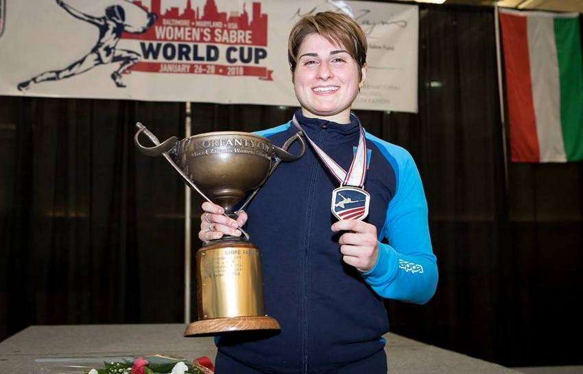 Coppa del Mondo di Sciabola: primo successo di Martina Criscio. L'azzurra trionfa a Baltimora