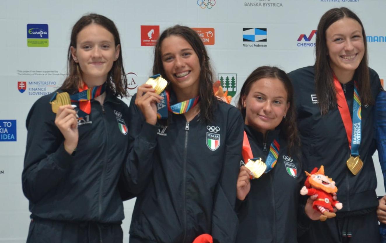 Pioggia di medaglie a Banská Bystrica. Ori in vasca e dalla ginnastica. Italia domina il medagliere