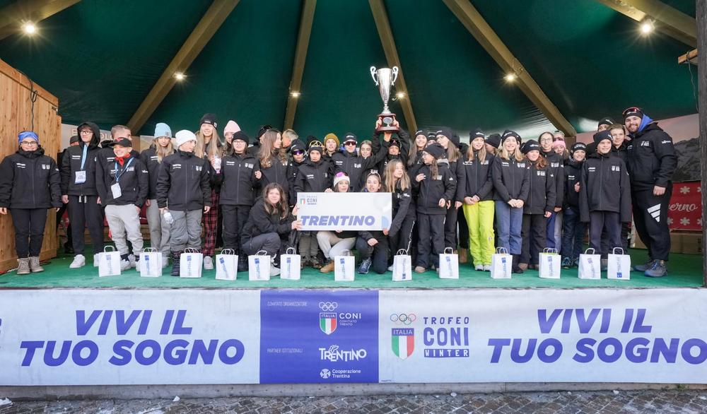 Celebration at Pinzolo, Trentino wins the first Trofeo CONI Winter. Piedmont to host the 2023 edition