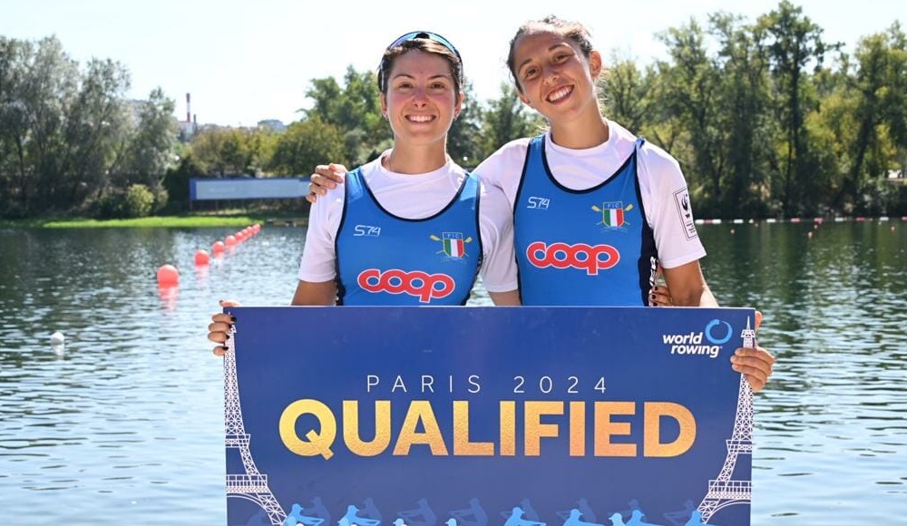 First women’s boat at the 2024 Games: Buttignon and Crosio qualify in double sculls