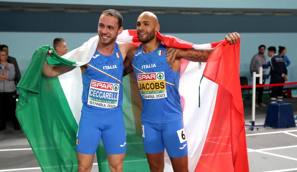 Ceccarelli-Jacobs: doppietta azzurra nei 60 metri agli Europei indoor di Istanbul