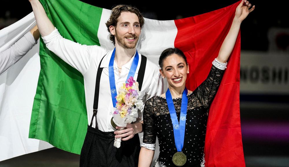 Sara Conti e Niccolò Macii coppia di bronzo: podio storico ai Mondiali di Saitama