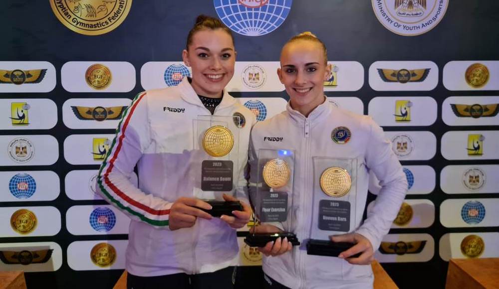 Coppa del Mondo: Giorgia Villa trionfa alla trave in Egitto, podio anche per Alice D'Amato e Niccolò Mozzato