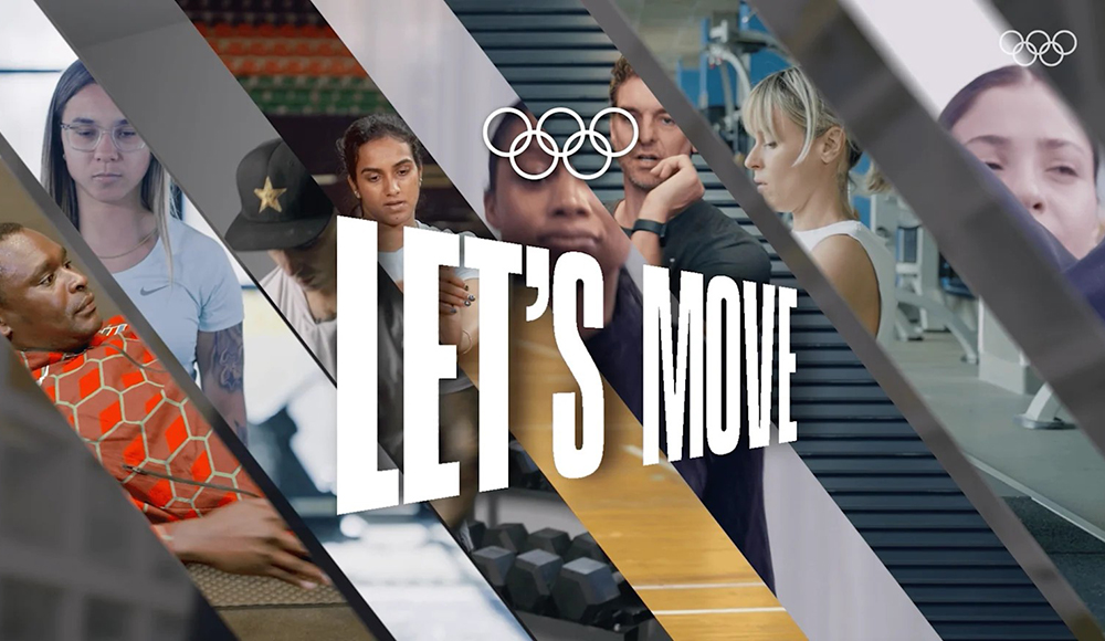 Federica Pellegrini and Francesco Totti supporting the “Let’s Move” campaign. Bach: “Sport unites us”