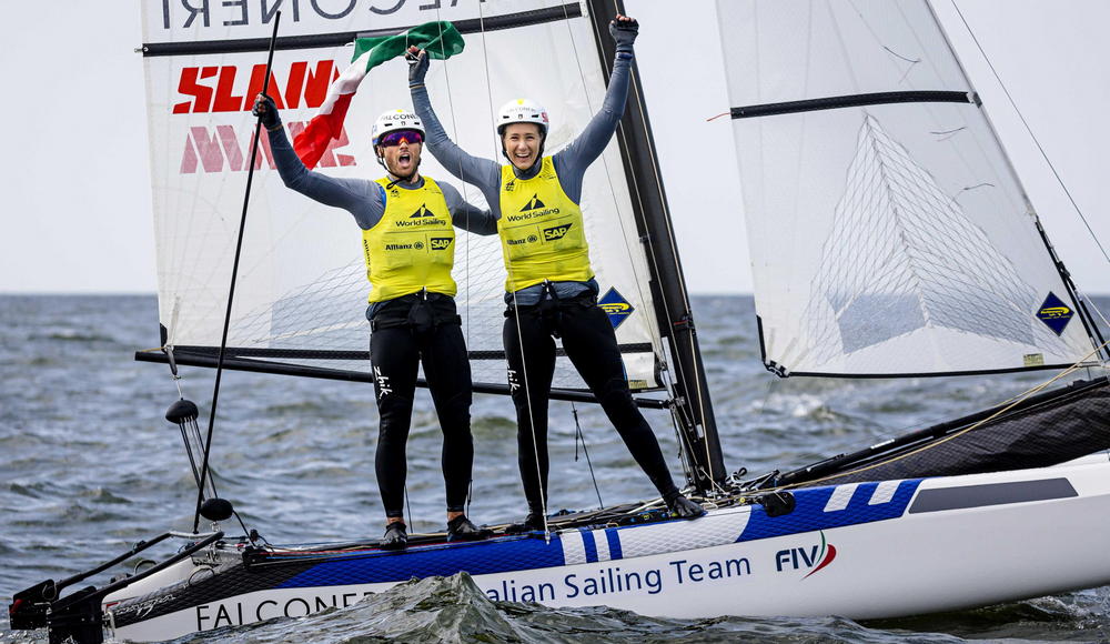 Tita and Banti lead the world championship in the Nacra 17: first Olympic pass for Italia Team