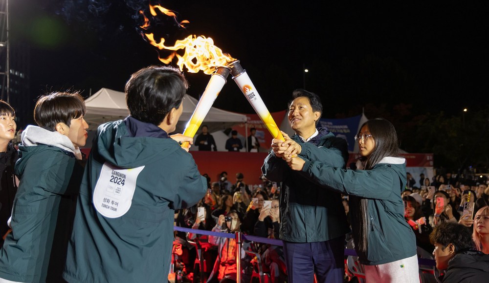 Gangwon 2024 100 days to go: the tour of the Olympic flame through Korea starts from Seoul