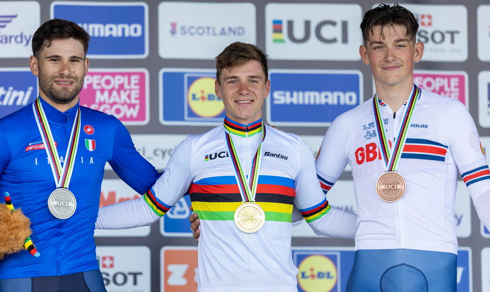 Filippo Ganna takes silver at the World Championships in Glasgow: Italy guarantees a place at the Olympic time trial