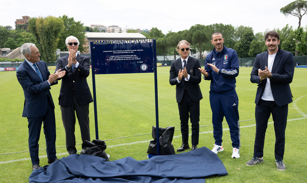 Pitch 3 of the CPO Giulio Onesti named after Gianluca Vialli, Malagò: “A strong message”