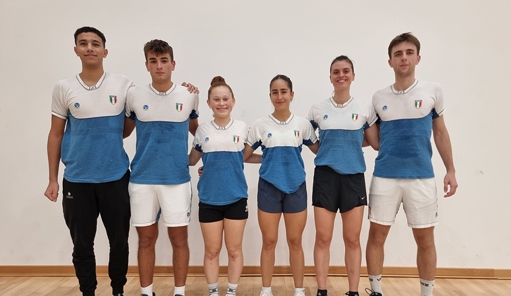 Squash: doppia giornata di test e visite al CPO di Roma per sei azzurri della Nazionale