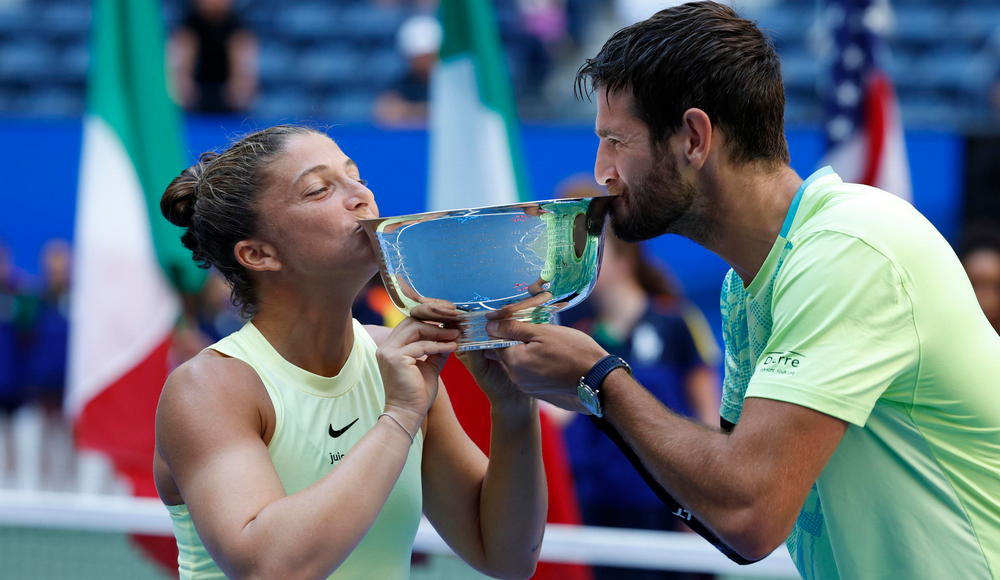 Errani e Vavassori trionfano agli US Open: primo titolo Slam nel doppio misto per l'Italia