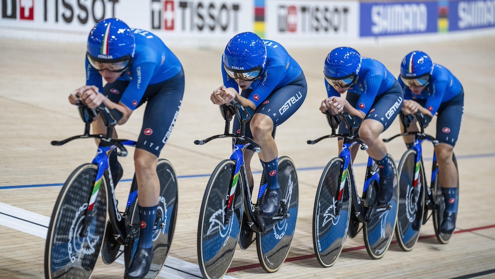 Mondiali di Ballerup: medaglia di bronzo per l’Italia nell’inseguimento femminile a squadre