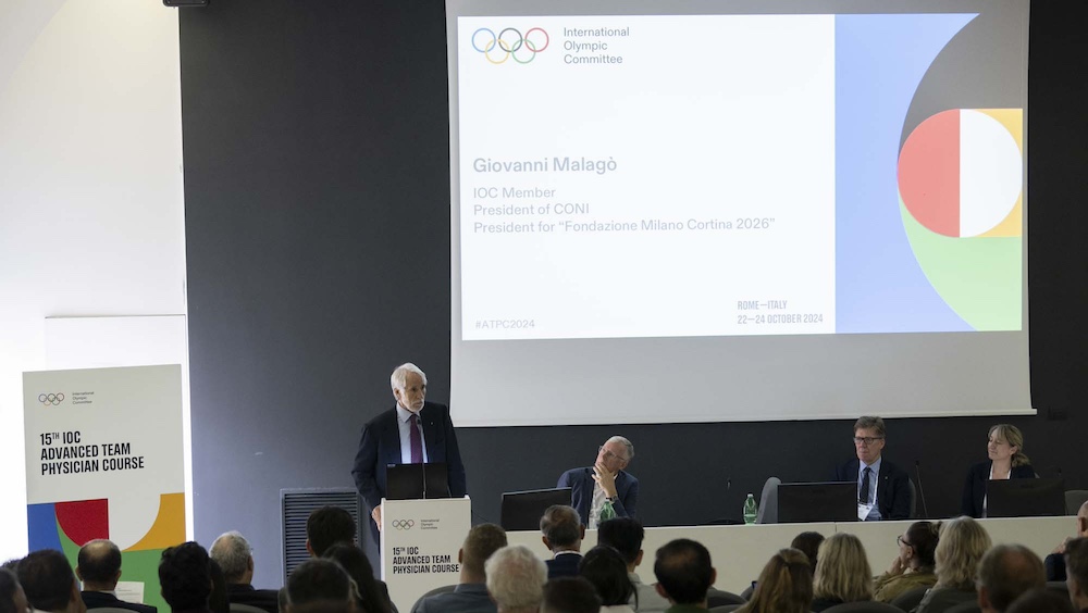 IOC Advanced Team Physician Course al CPO ‘Giulio Onesti’, Malagò: “Onorati di ospitare il gotha della medicina dello sport”