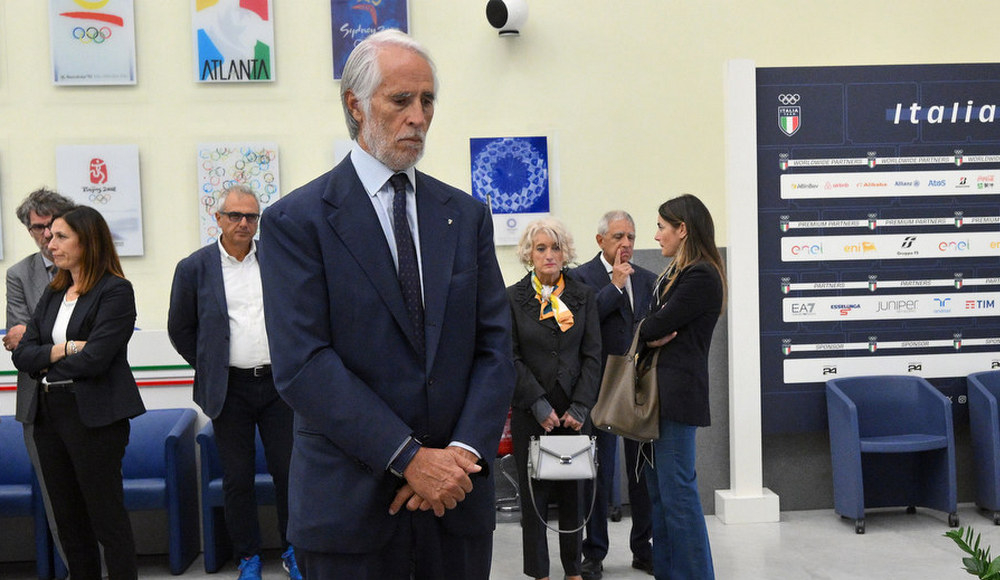 L'omaggio dello sport italiano a Franco Chimenti nel Salone d’Onore del CONI