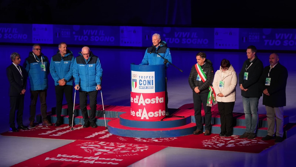 The Trofeo CONI Winter kicks off in Valle d'Aosta, Buonfiglio: “You are lucky young people, make the most of this opportunity”
