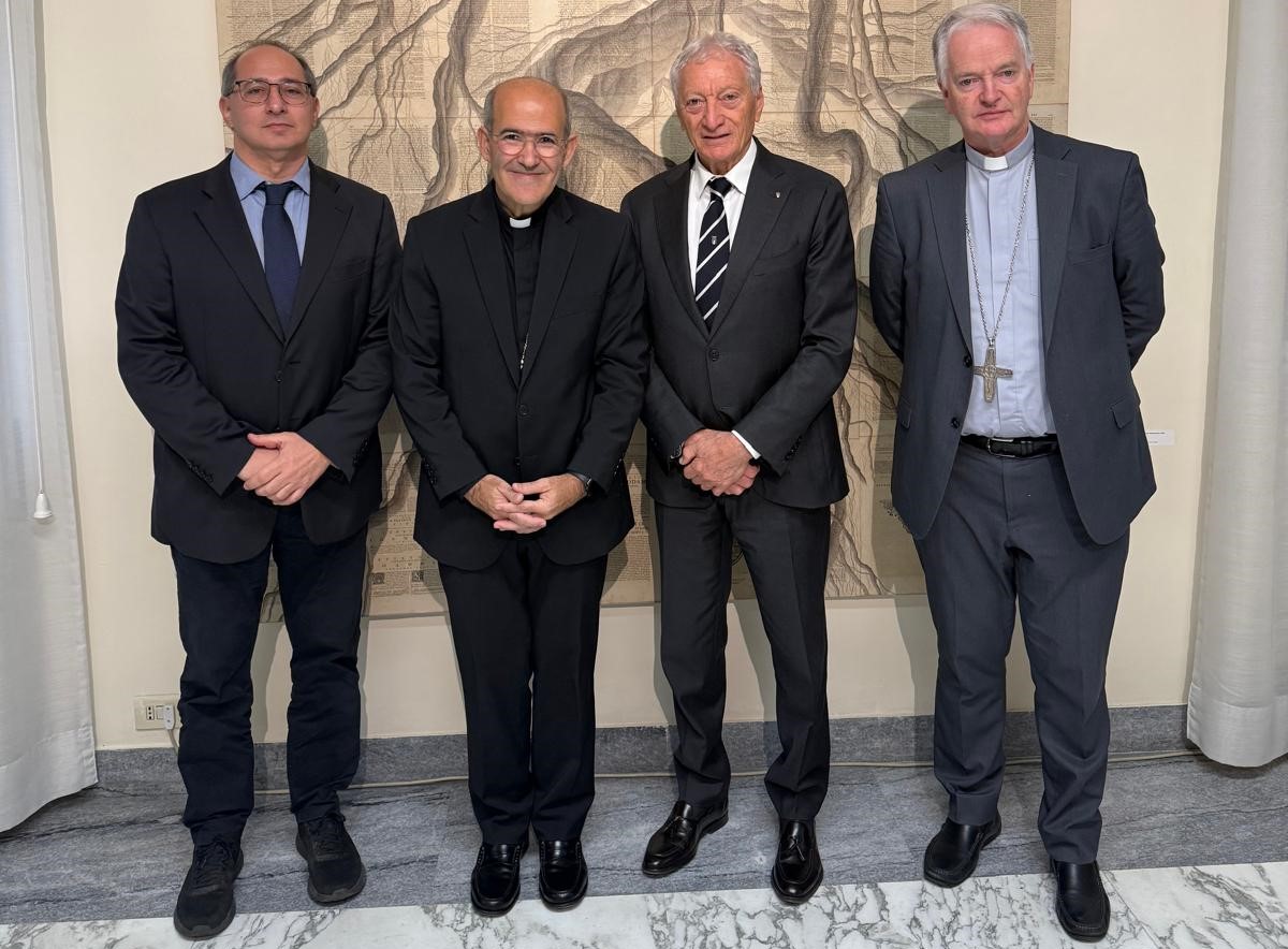Buonfiglio received at the Vatican by Cardinal José Tolentino de Mendonça, Prefect of the Dicastery for Culture and Education