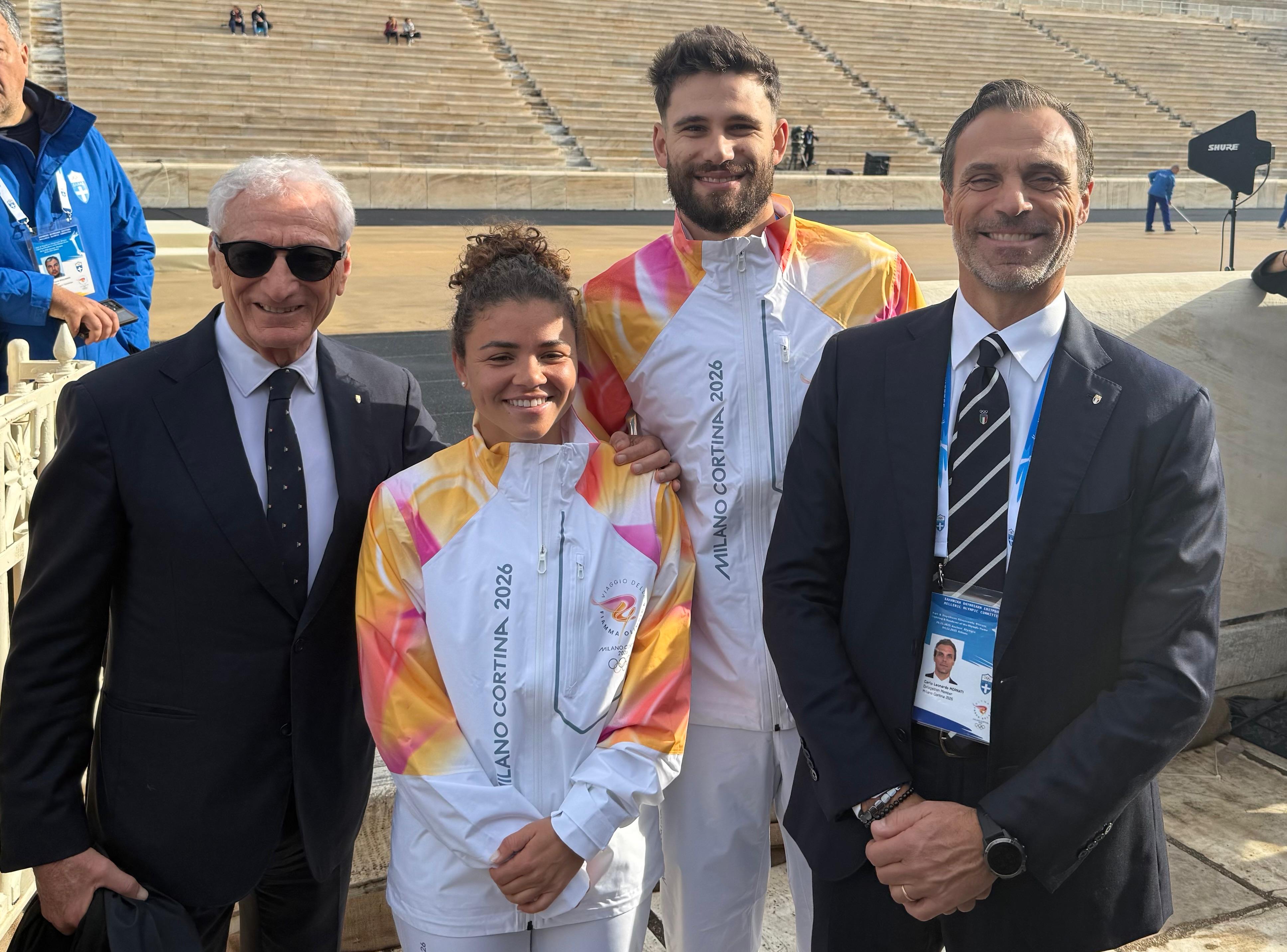  The Olympic flame in Italy 20 years on. The handover in Athens, in the afternoon ceremony at the Quirinale. Buonfiglio: the torch a symbol of unity 